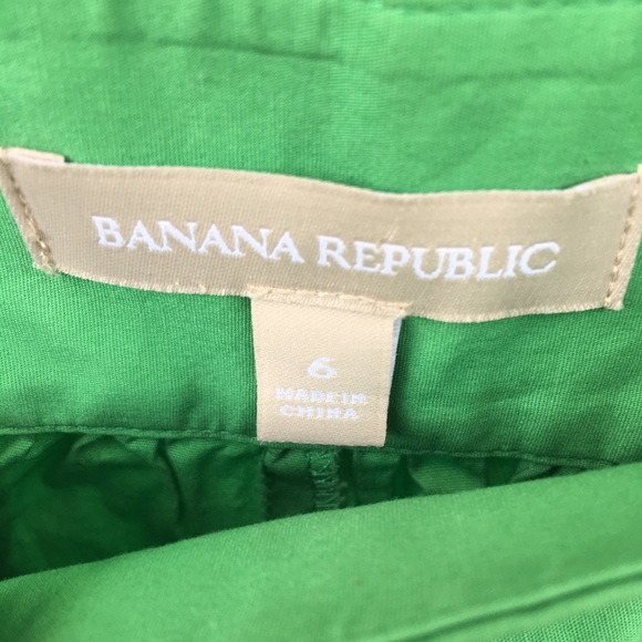Banana Republic Green side zip skirt size 6 pockets! - Picture 5 of 5
